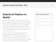 Tablet Screenshot of limpieza-servimax.com